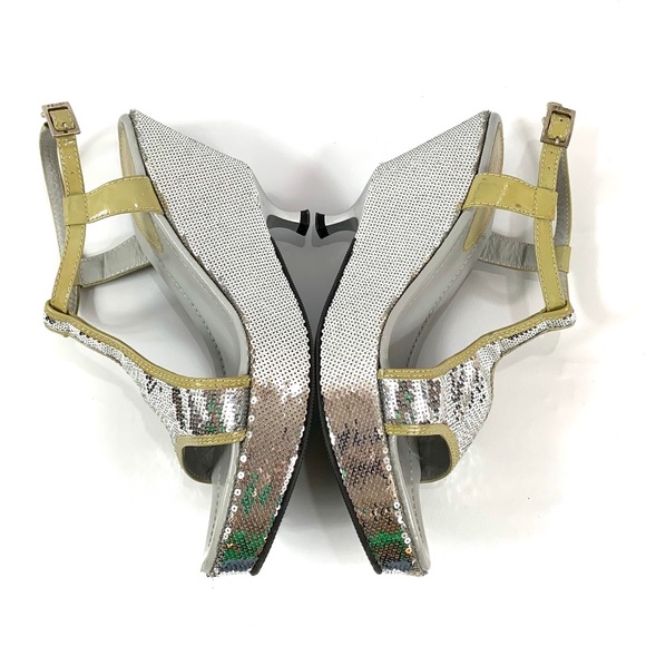 Fendi | Shoes | Extremely Rare Fendi Sequin Heels | Poshmark